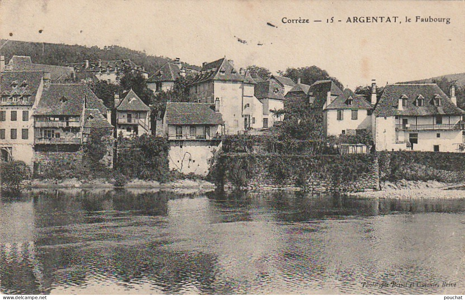 ZY 31-(19) ARGENTAT , LE FAUBOURG - EDIT. BESSOT ET GUIONIE , BRIVE - 2 SCANS - Argentat