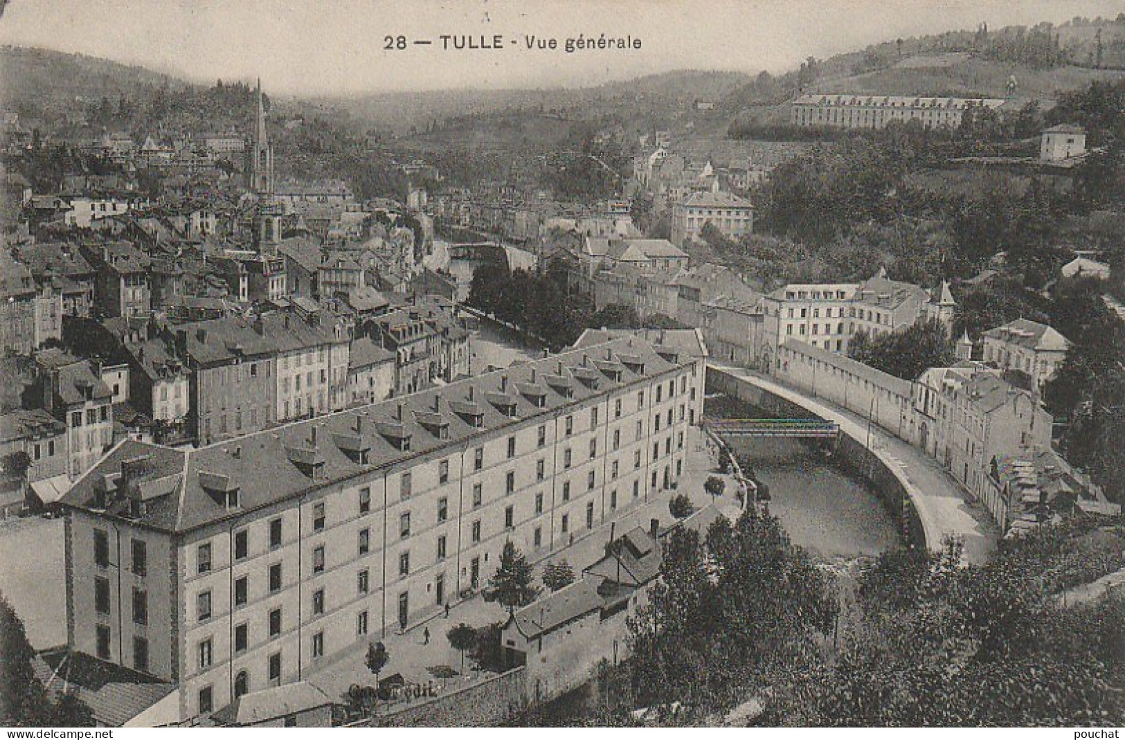 ZY 31-(19) TULLE - VUE GENERALE - CASERNE DU CHAMP DE MARS - 2 SCANS - Tulle