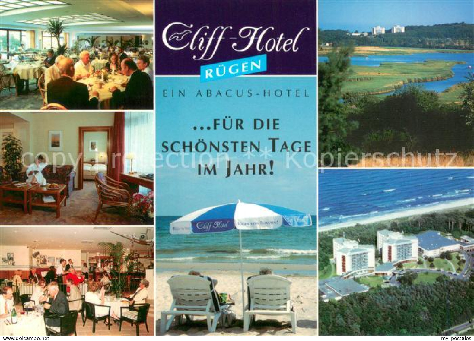 73652369 Sellin Ruegen Cliff Hotel Ruegen Gastraeume Strand Fliegeraufnahme Sell - Other & Unclassified