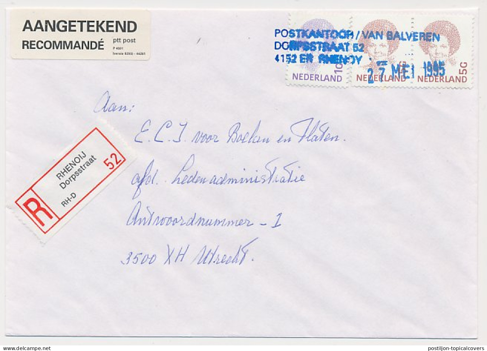 MiPag / Mini Postagentschap Aangetekend Rhenoij - Ohne Zuordnung