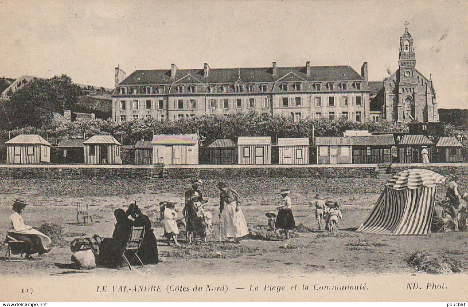 ZY 34 -(22) LE VAL ANDRE - LA PLAGE ET LA COMMUNAUTE - ANIMATION - 2 SCANS - Otros & Sin Clasificación