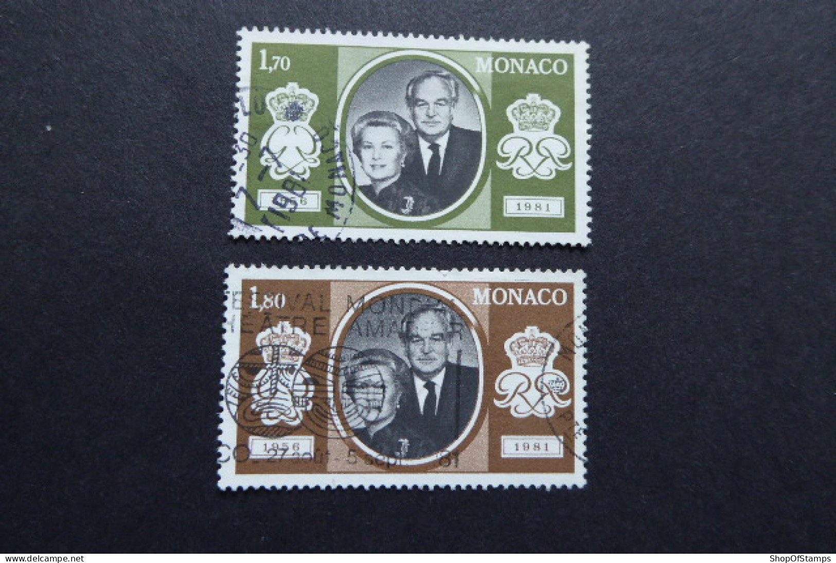 MONACO SG 1482-83 USED  - Other & Unclassified