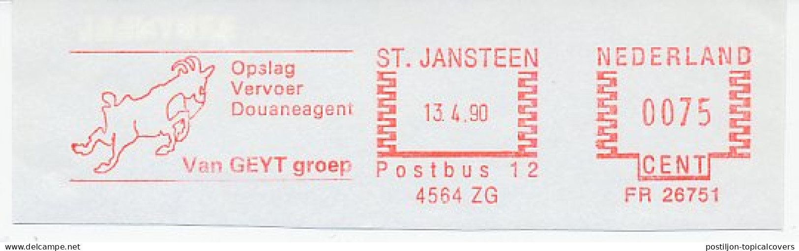 Meter Cut Netherlands 1990 Goat - Boerderij