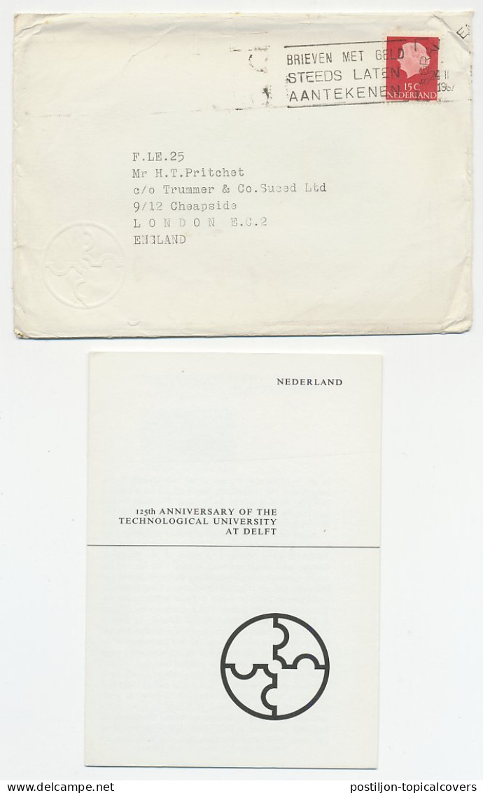 PTT Introductiefolder ( Engels ) Em. TH Delft 1967 + Andere - Ohne Zuordnung