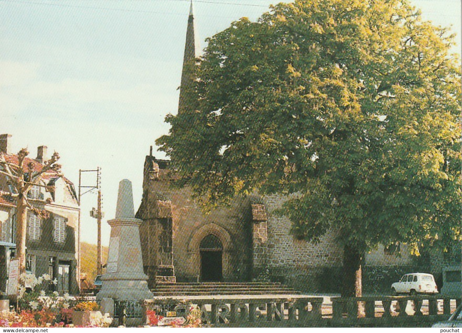 ZY 35-(23) SARDENT - PLACE DU Dr VINCENT - L' EGLISE - 2 SCANS - Other & Unclassified