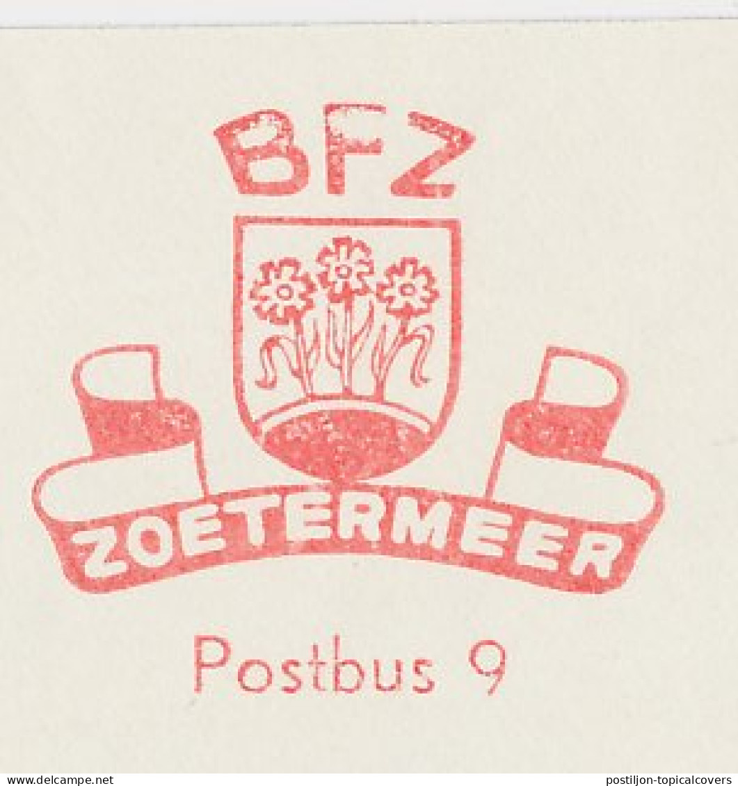 Meter Cover Netherlands 1962 Margarine Factory - Butter - Flowers - Zoetermeer - Alimentation