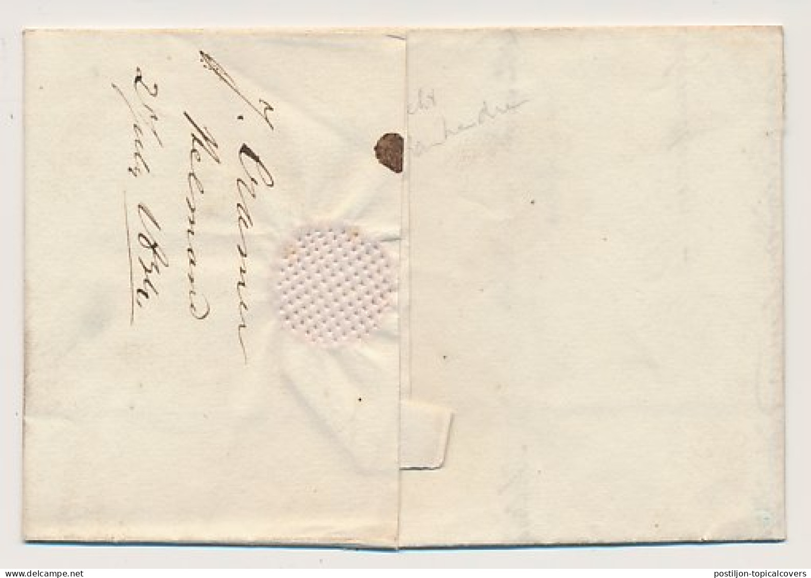 Locaal Te Helmond 1834 - In Handen - ...-1852 Préphilatélie