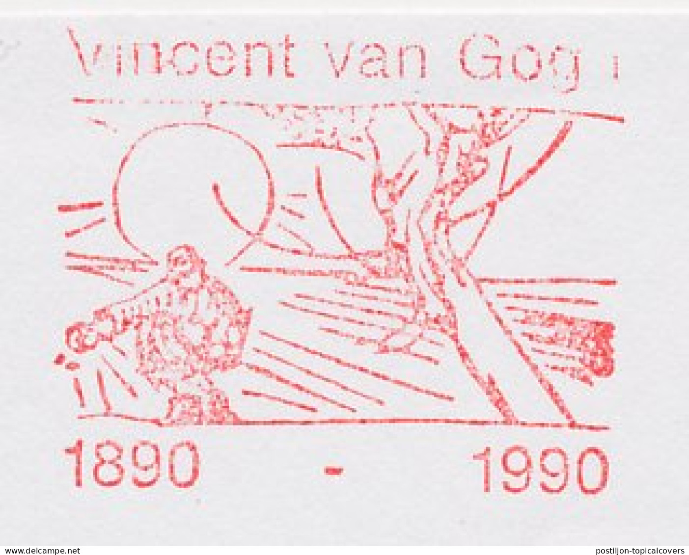 Meter Cut Netherlands 1991 Vincent Van Gogh 1890 - 1990 - The Sower - Other & Unclassified