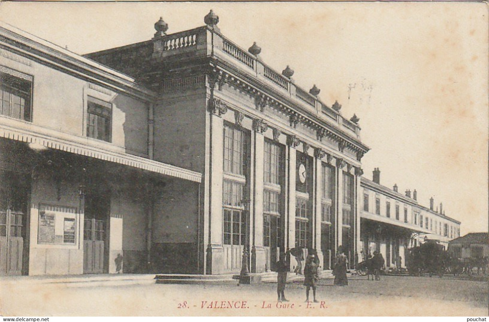 ZY 38-(26) VALENCE - LA GARE  - 2 SCANS - Valence