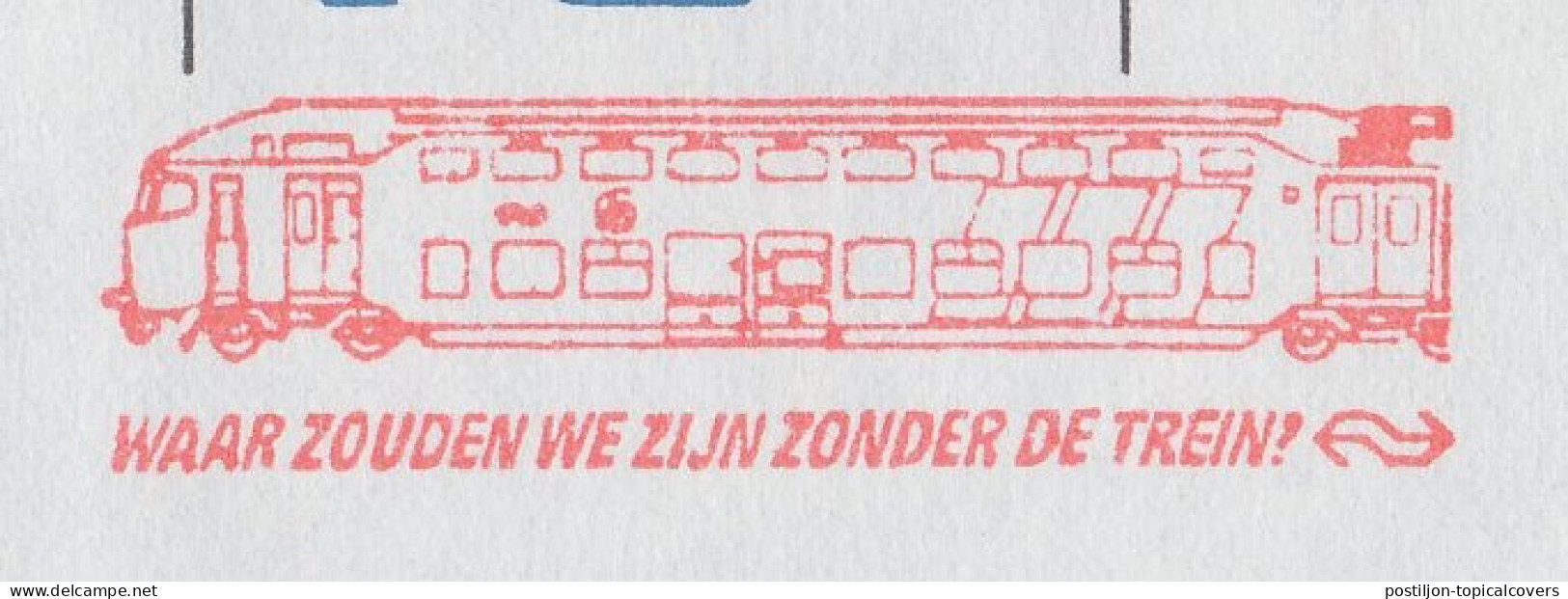 Meter Cover Netherlands 1990 Train - Railways - Trenes