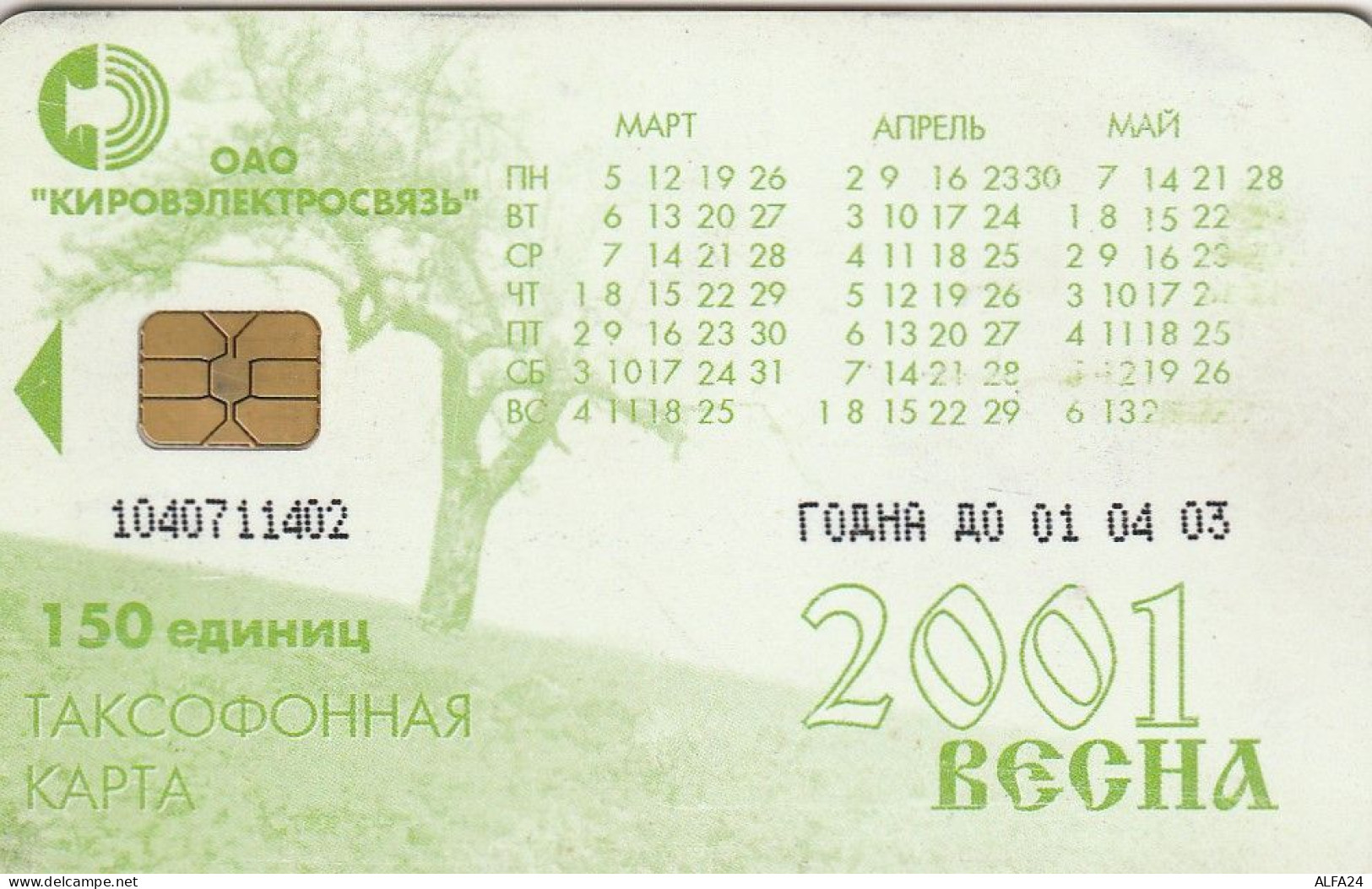 PHONE CARD RUSSIA Kirovelektrosvyaz - Kirov (E9.24.5 - Russland