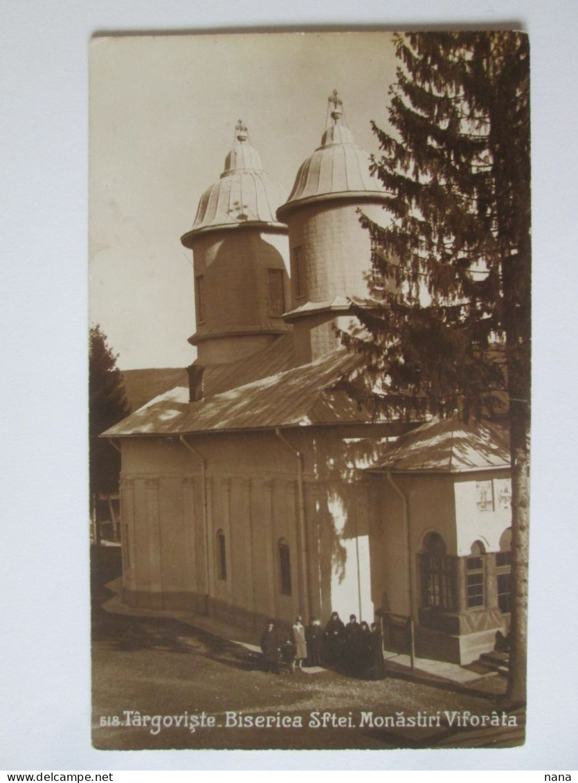 Carte Postale Photo Roumanie:Monastere Viforâta 1939/Romanian Photo Postcard:Viforâta Monastery - Roemenië
