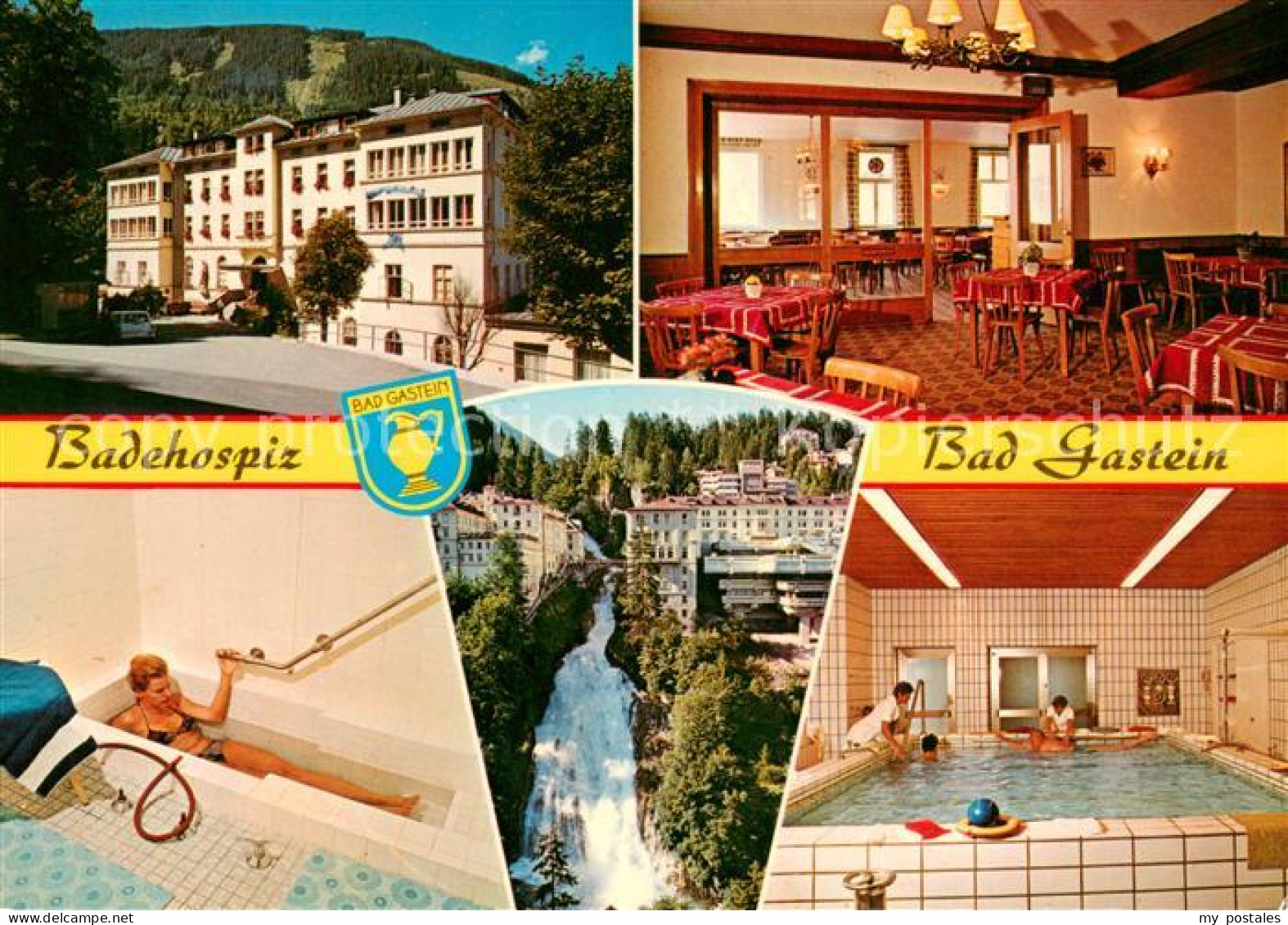 73652256 Bad Gastein Kuranstalt Badehospiz Kuranwendungen Restaurant Wasserfall  - Autres & Non Classés