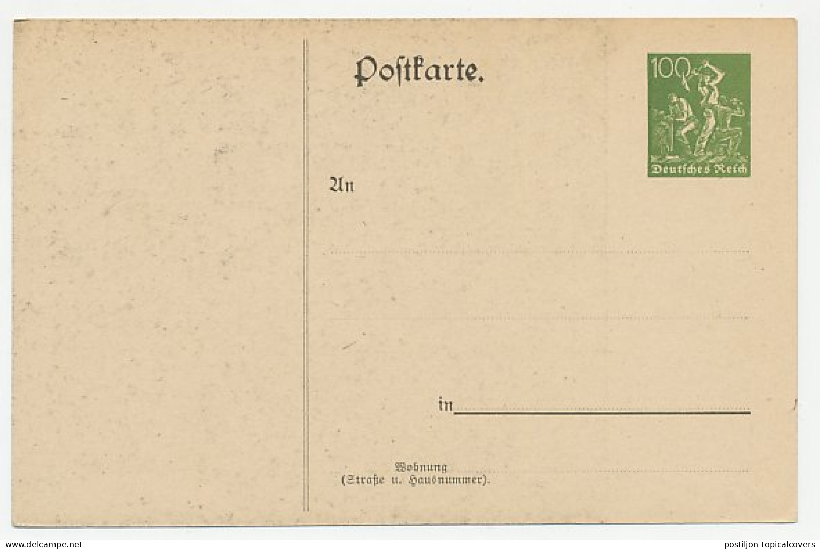 Postal Stationery Germany 1922 Philatelic Exhibition Berlin - Nude Woman - Autres & Non Classés