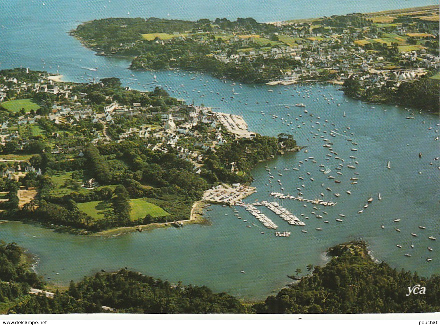 ZY 41-(29) BENODET - L' ANSE DE PENFOUL , LE PORT DE PLAISANCE , LA POINTE DE STE MARINE - VUE AERIENNE   - 2 SCANS - Bénodet