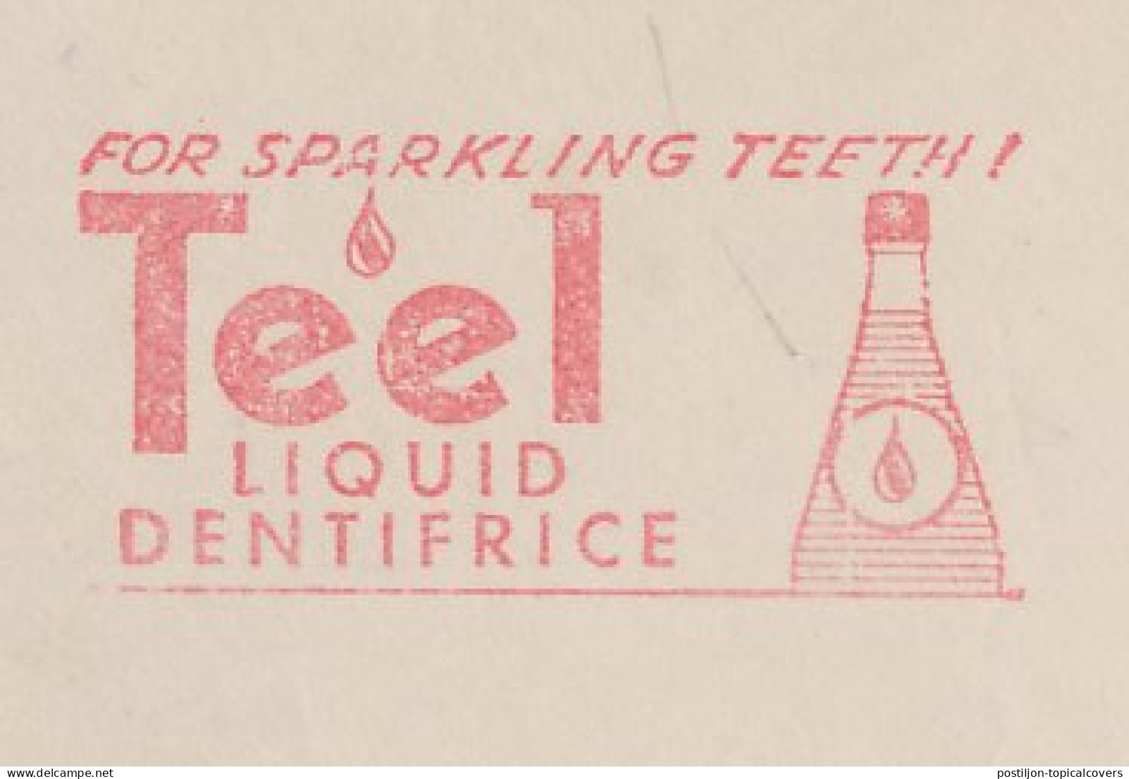 Meter Top Cut USA 1941 Liquid Dentifrice - Teel - Geneeskunde