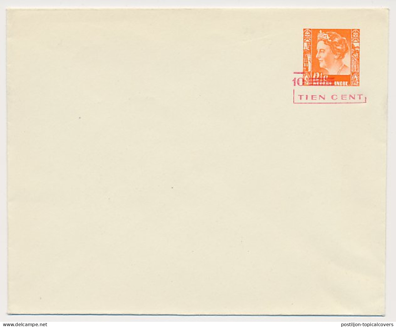 Ned. Indie Envelop G. 56 B - Niederländisch-Indien