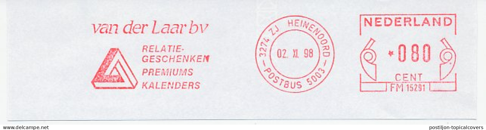 Meter Cut Netherlands 1998 Mathematical Figure - Other & Unclassified