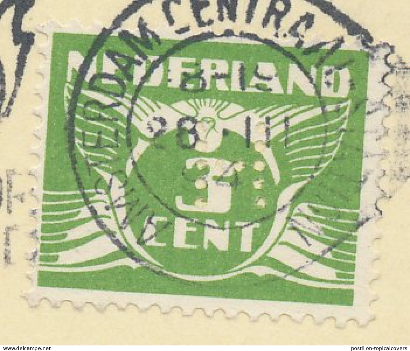 Perfin Verhoeven 243 - H - Amsterdam 1940 - Unclassified