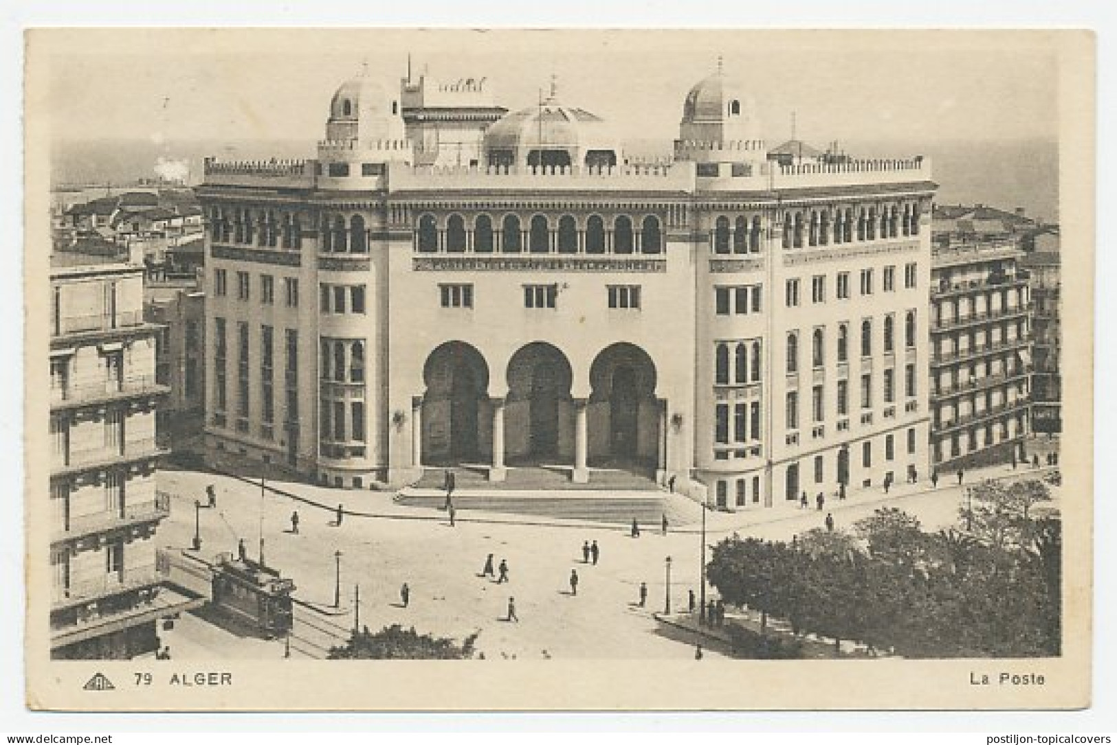 Postagent Amsterdam - Batavia 1939 : Algerije - Rotterdam - Unclassified