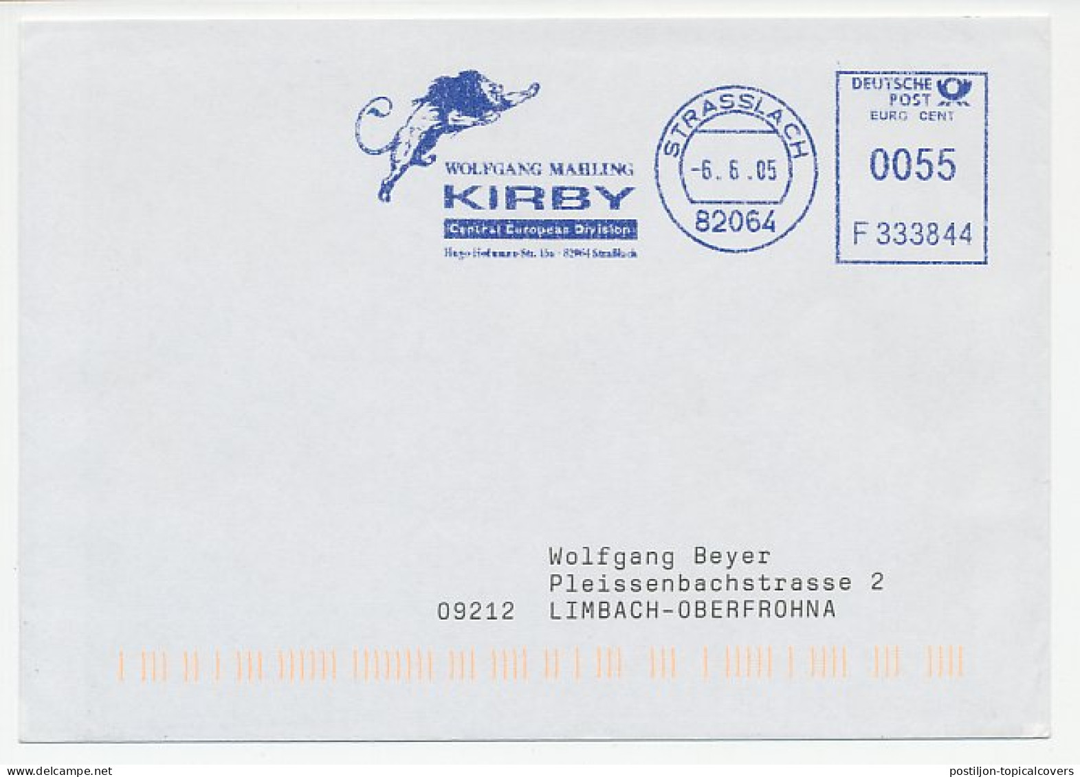 Meter Cover Germany 2005 Lion - Other & Unclassified