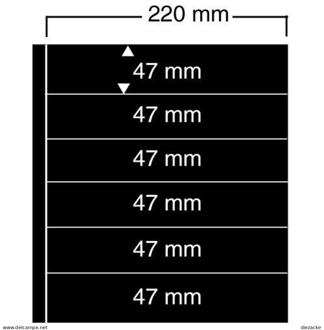 Safe Einsteckblätter Schwarz Für Compact A4-Album Nr. 456 (5er Pack) Neu ( - Altri & Non Classificati