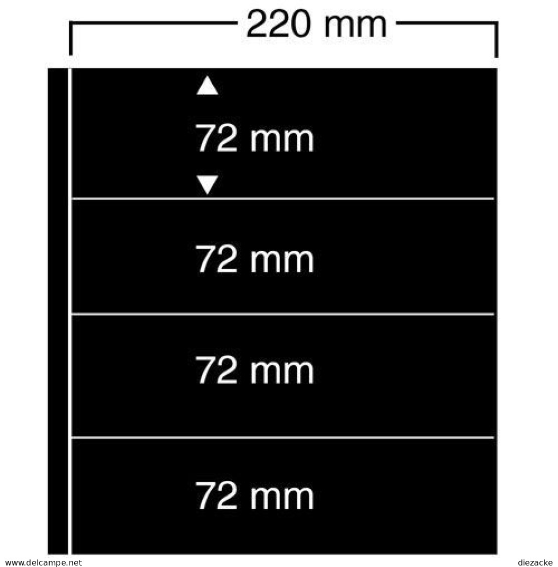 Safe Einsteckblätter Schwarz Für Compact A4-Album Nr. 454 (5er Pack) Neu ( - Otros & Sin Clasificación