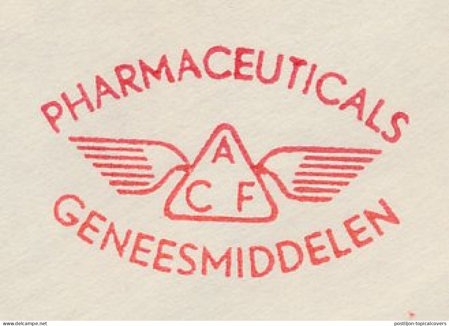 Meter Cover Netherlands 1959 Medicines - Pharmaceuticals - Chinine - Pharmacy