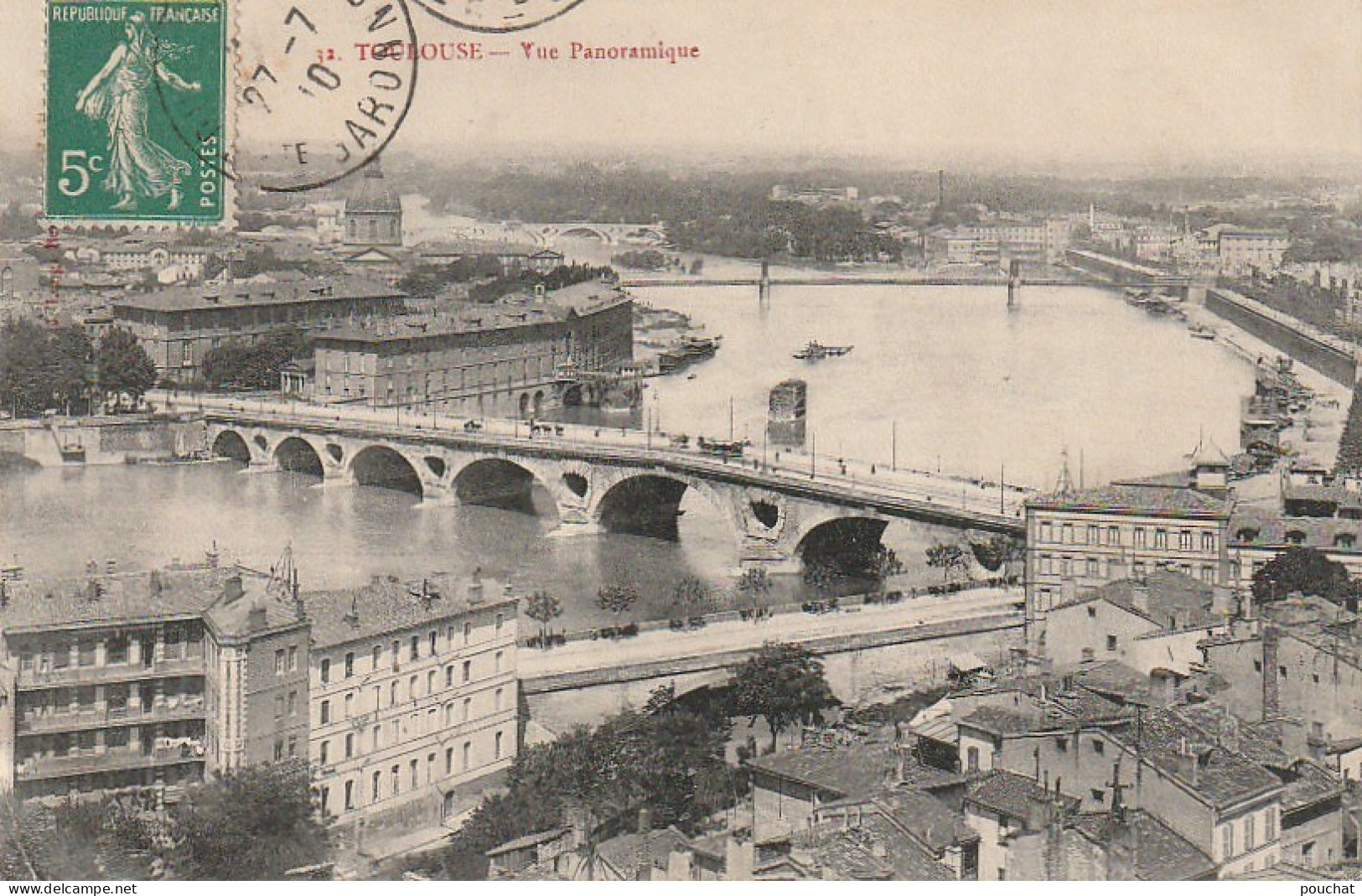 ZY 45-(31) TOULOUSE - VUE PANORAMIQUE - 2 SCANS - Toulouse
