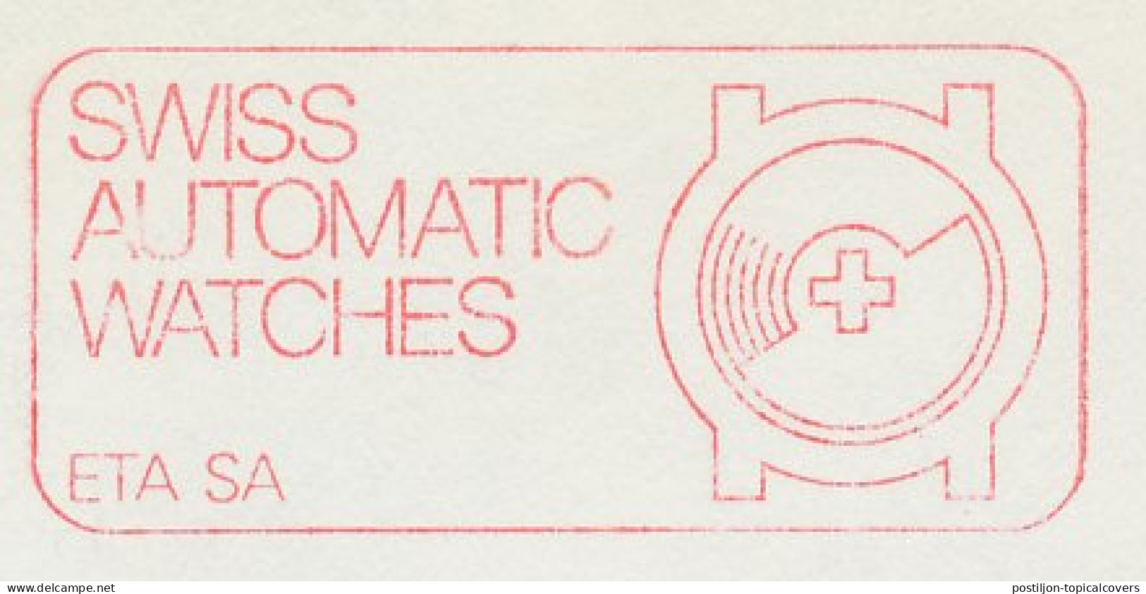 Meter Cut Switzerland 1975 Automatic Watch - Clocks