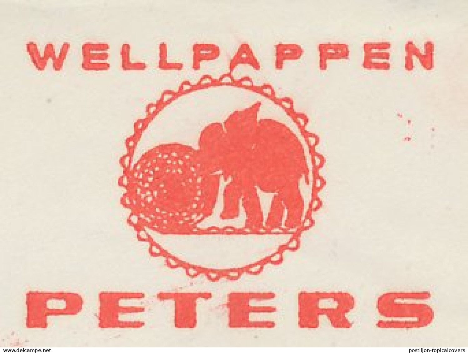 Meter Cut Germany 1959 Elephant - Sonstige & Ohne Zuordnung