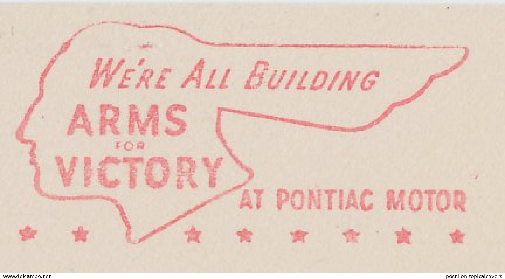 Meter Top Cut USA 1944 Indian - Pontiac Motor Division - American Indians