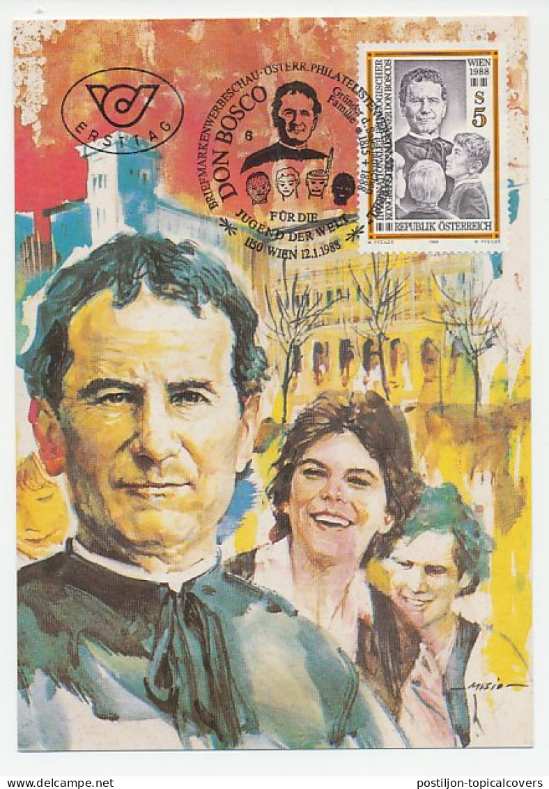 Maximum Card Austria 1988 Don Bosco - Autres & Non Classés