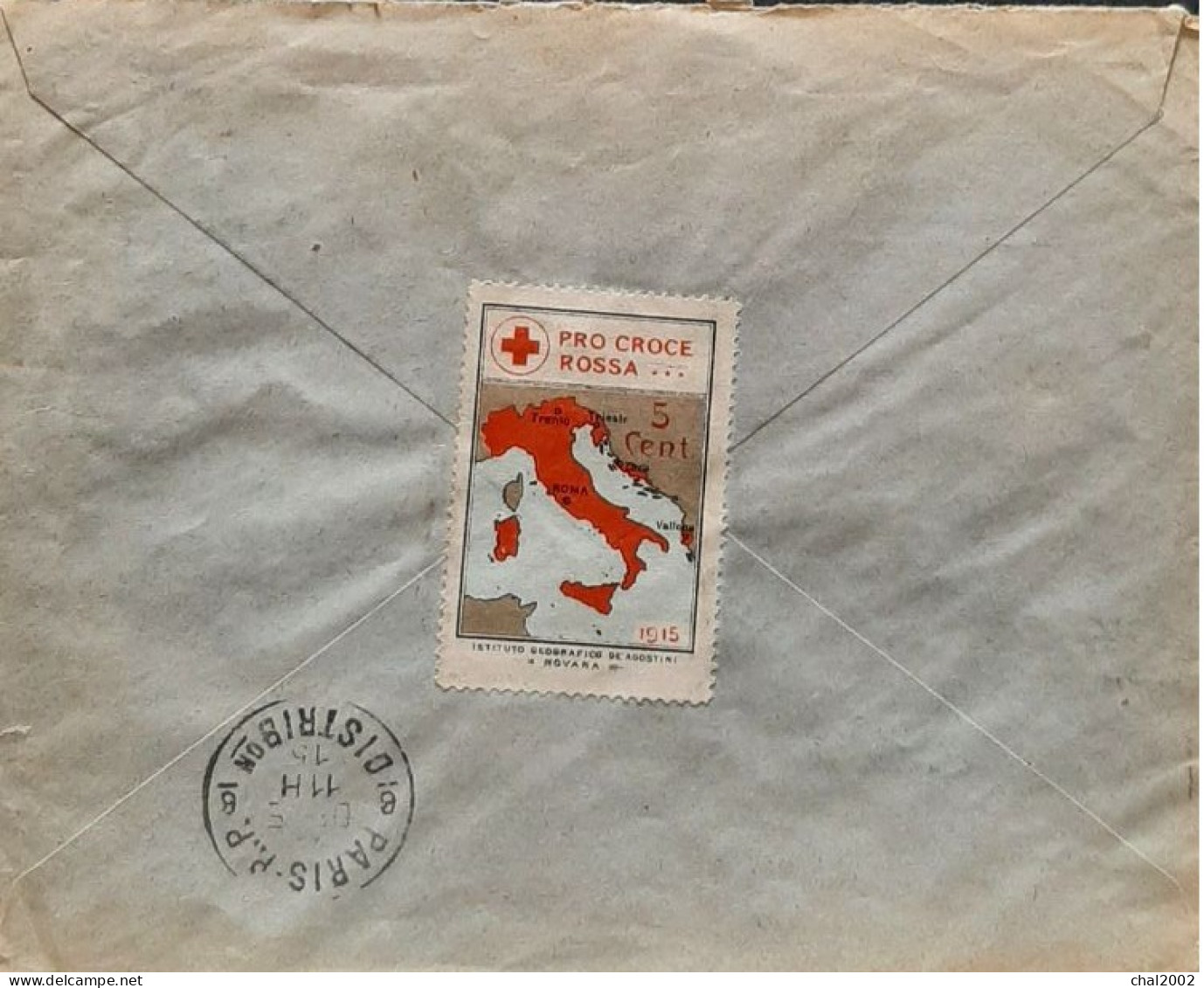 Enveloppe Du 29 Novembre 1915 Pour Paris - Lettres & Documents