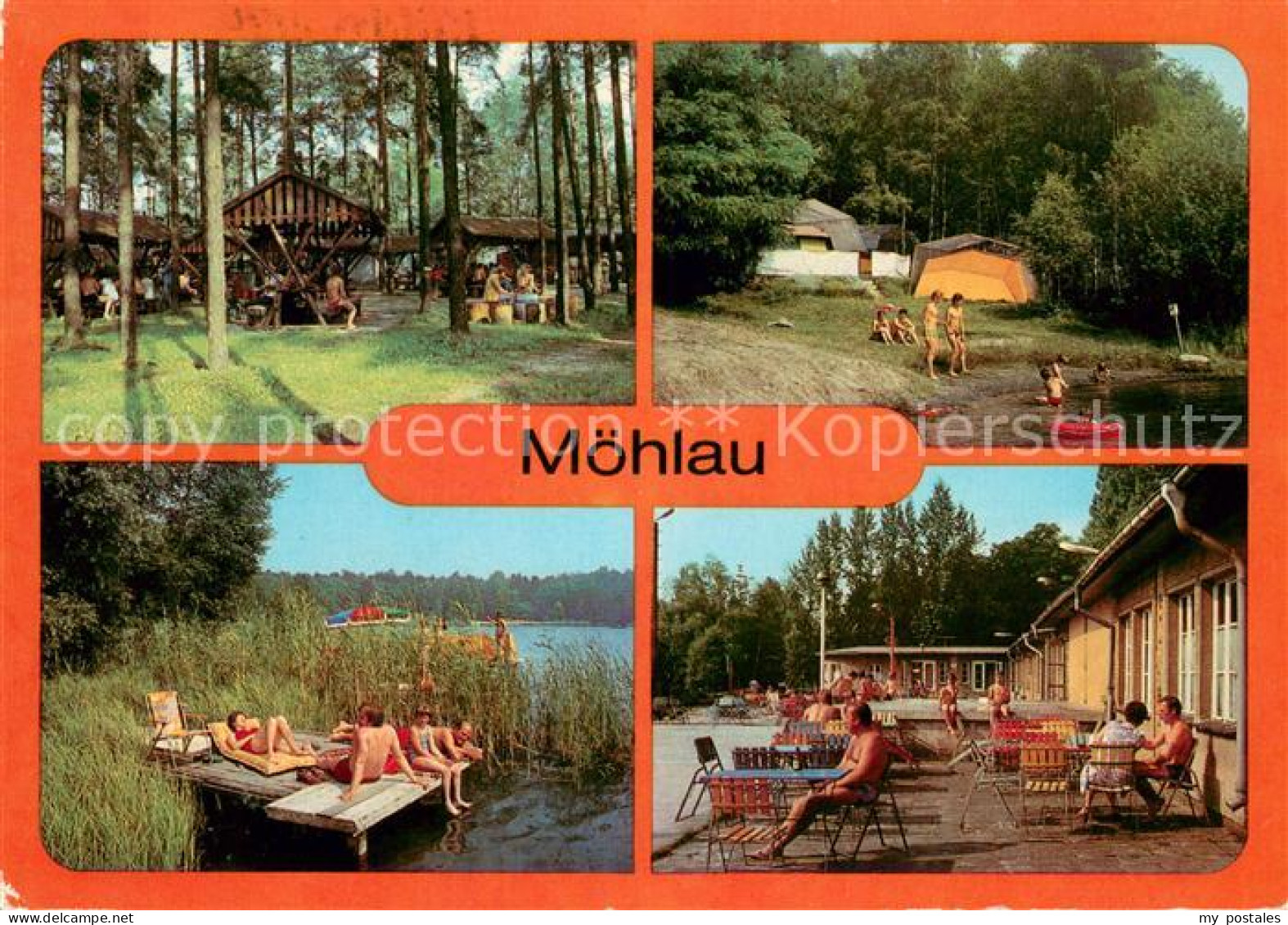 73652177 Moehlau Gaststaette Waldschenke Campingplatz Seeufer Am Campingplatz Fr - Altri & Non Classificati