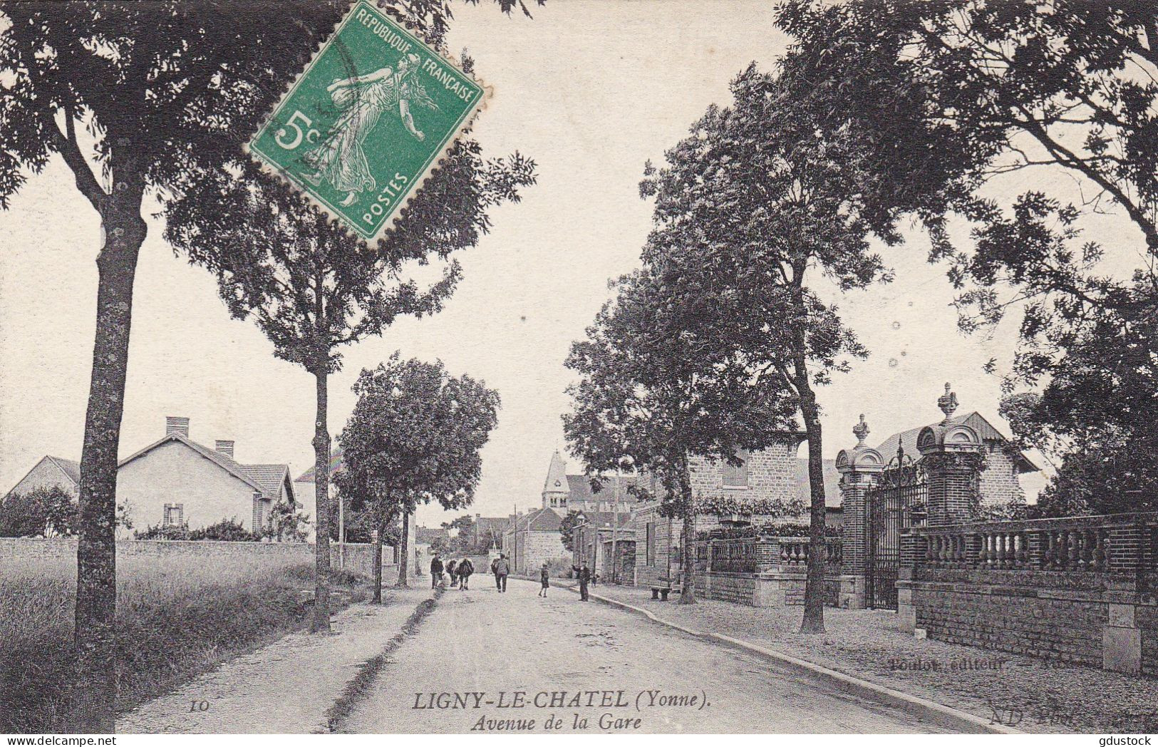 Yonne - Ligny-le-Châtel - Avenue De La Gare - Ligny Le Chatel