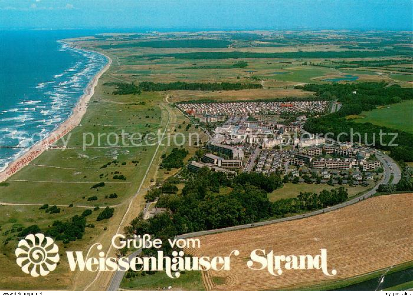 73652130 Weissenhaeuser Strand Ostseebad In Der Hohwachter Bucht Fliegeraufnahme - Altri & Non Classificati