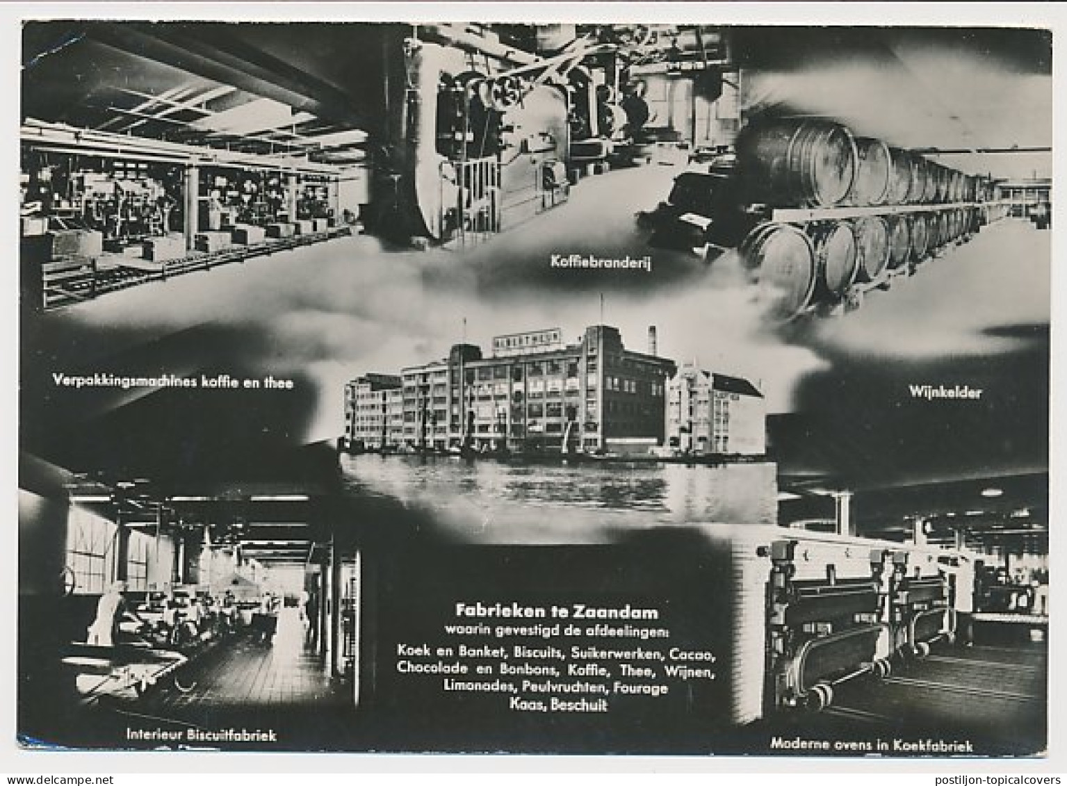 Foto / Firma Briefkaart Zaandam 1950 - Albert Heijn - Non Classés