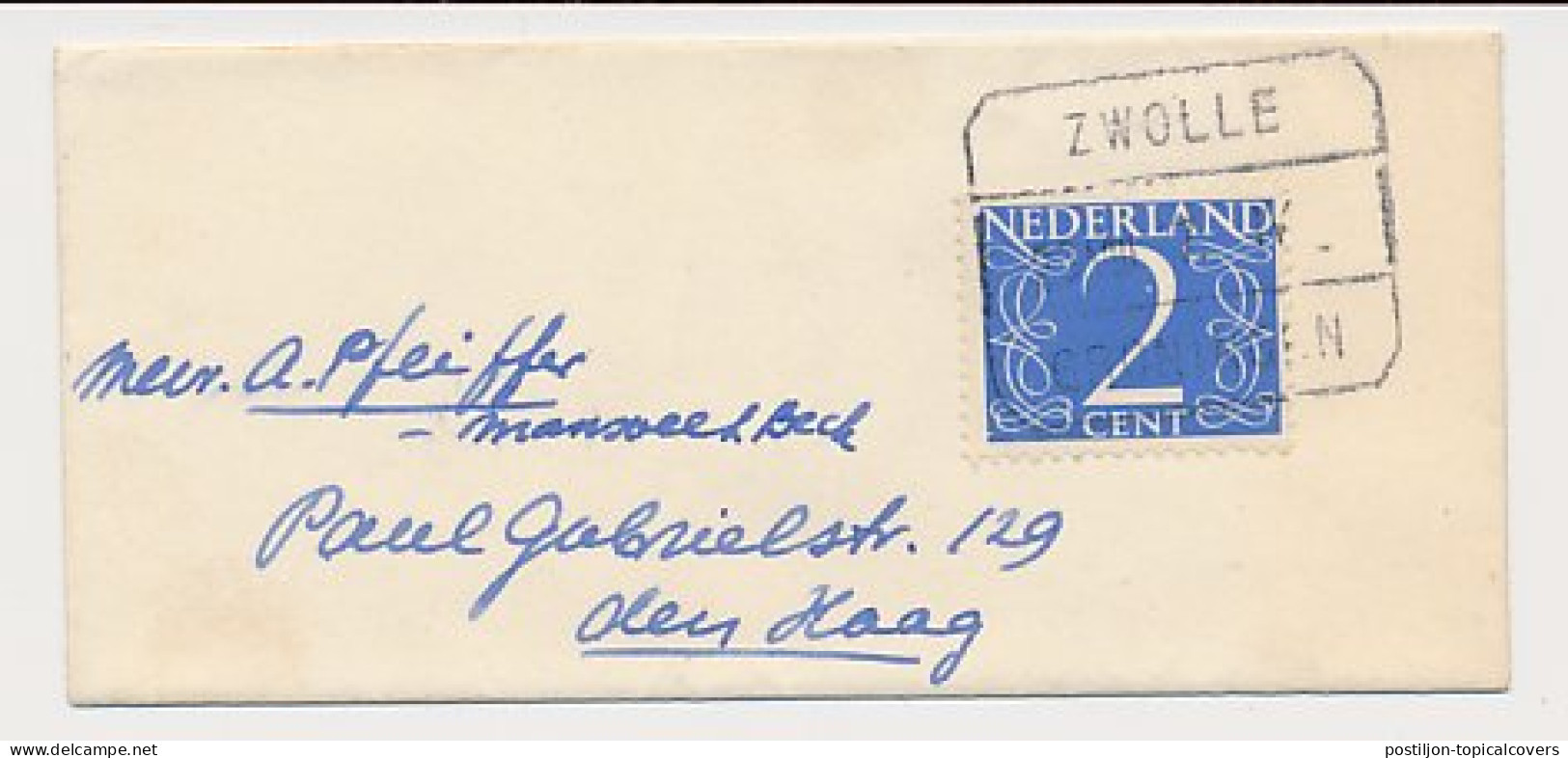 Treinblokstempel : Zwolle - Groningen IV 1947 - Non Classés