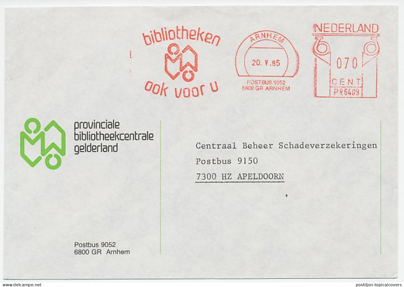 Meter Cover Netherlands 1985 Book - Library - Unclassified