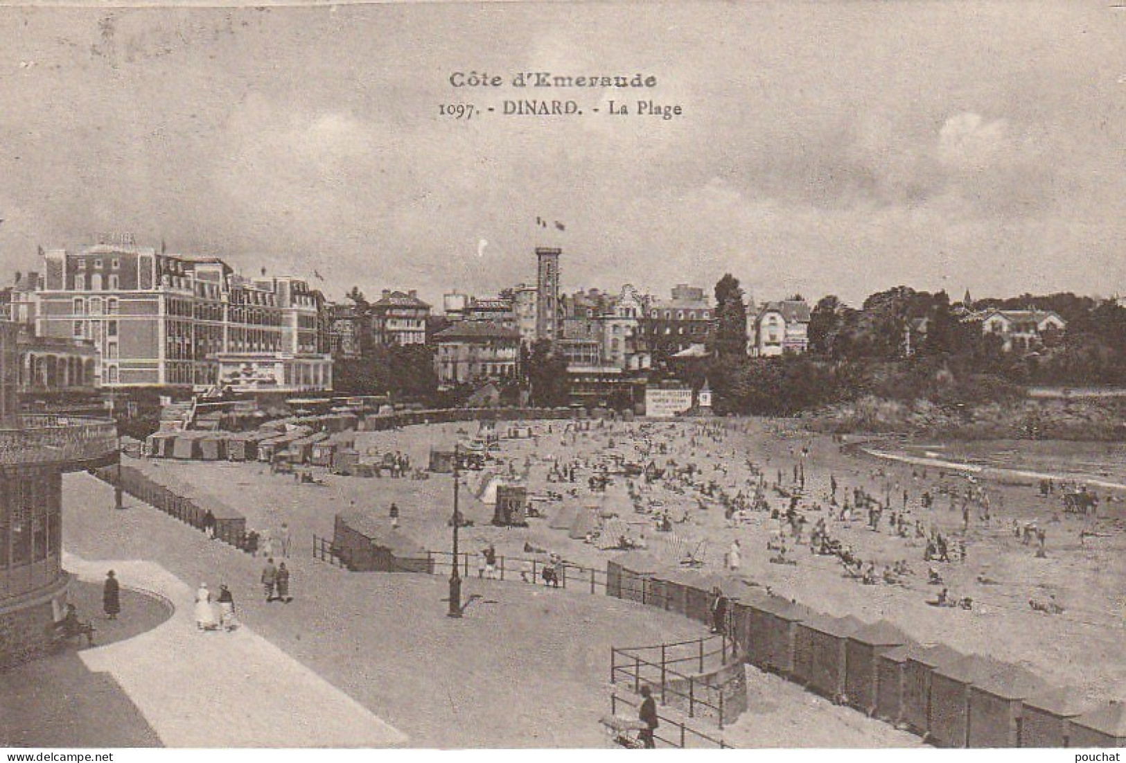 ZY 50-(35) DINARD - LA PLAGE - VUE GENERALE - 2 SCANS - Dinard