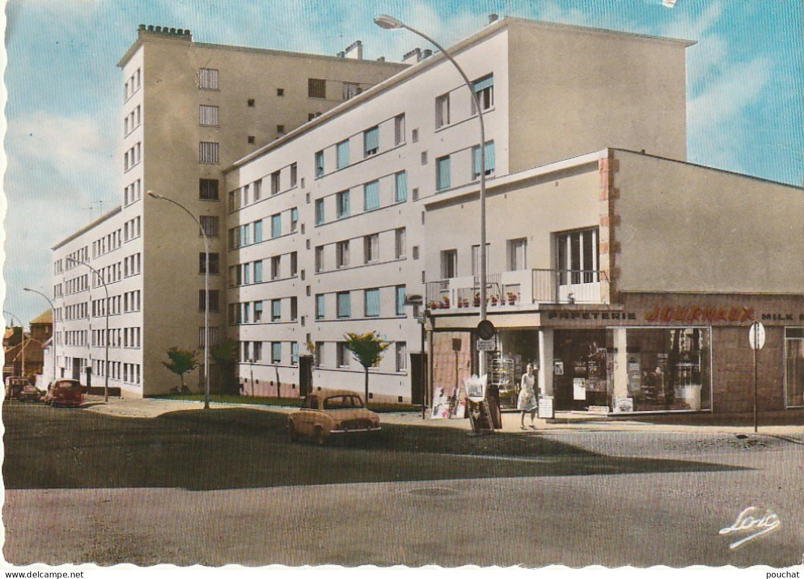 ZY 50-(35) RENNES - BOULEVARD ALEXIS CARREL - AUTOMOBILE RENAULT DAUPHINE - IMMEUBLES- 2 SCANS - Rennes