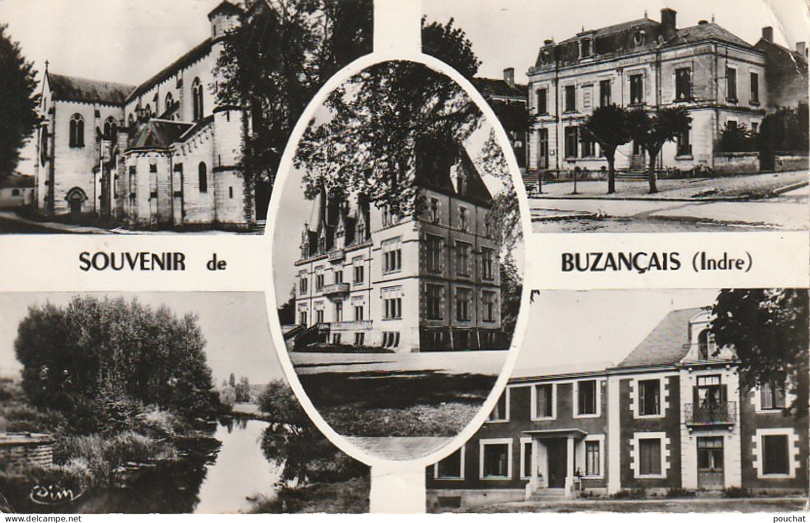 ZY 51-(36) SOUVENIR DE BUZANCAIS - CARTE MULTIVUES - 2 SCANS - Other & Unclassified