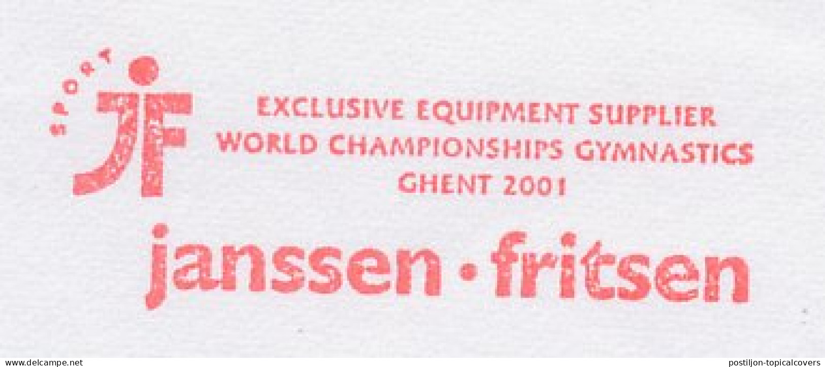 Meter Cut Netherlands 2002 World Championships Gymnastics Ghent 2001 - Autres & Non Classés