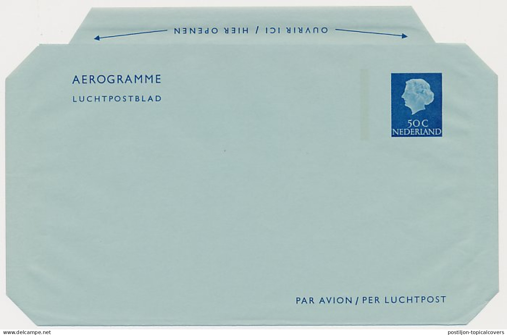 Luchtpostblad G. 23 - Postal Stationery