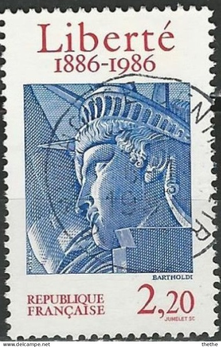 FRANCE - Centenaire De La Statue De La Liberté - Used Stamps