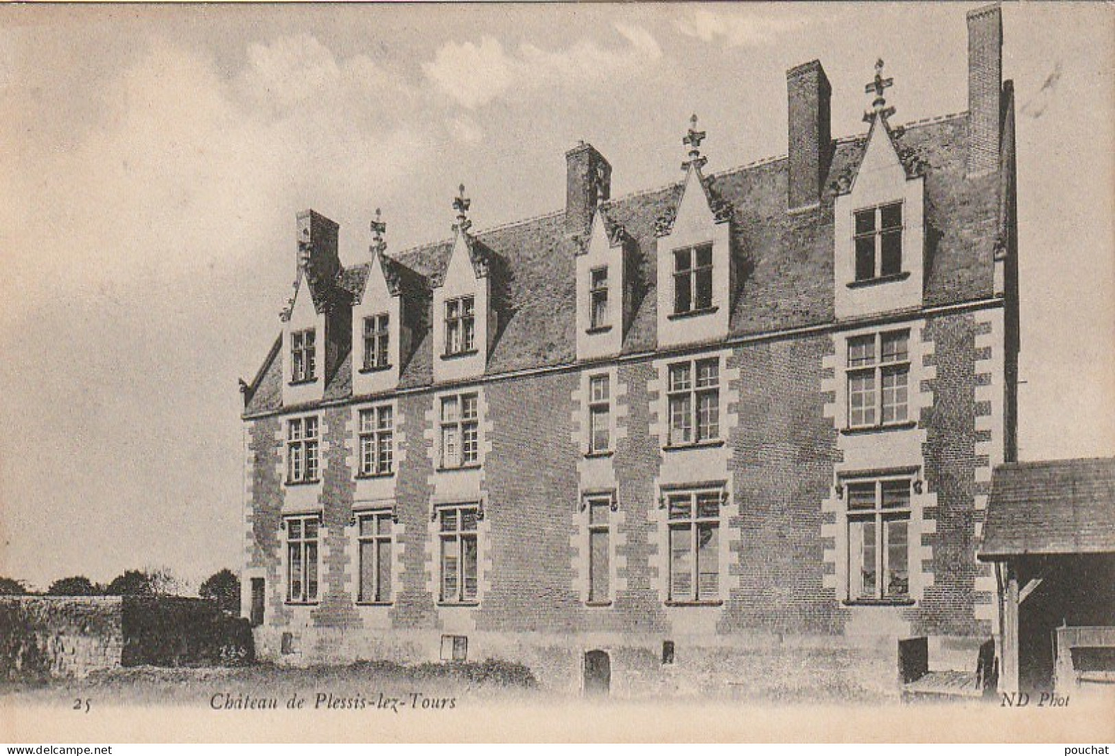 ZY 52-(37) LA RICHE - CHATEAU DE PLESSIS LEZ TOURS - 2 SCANS - Other & Unclassified