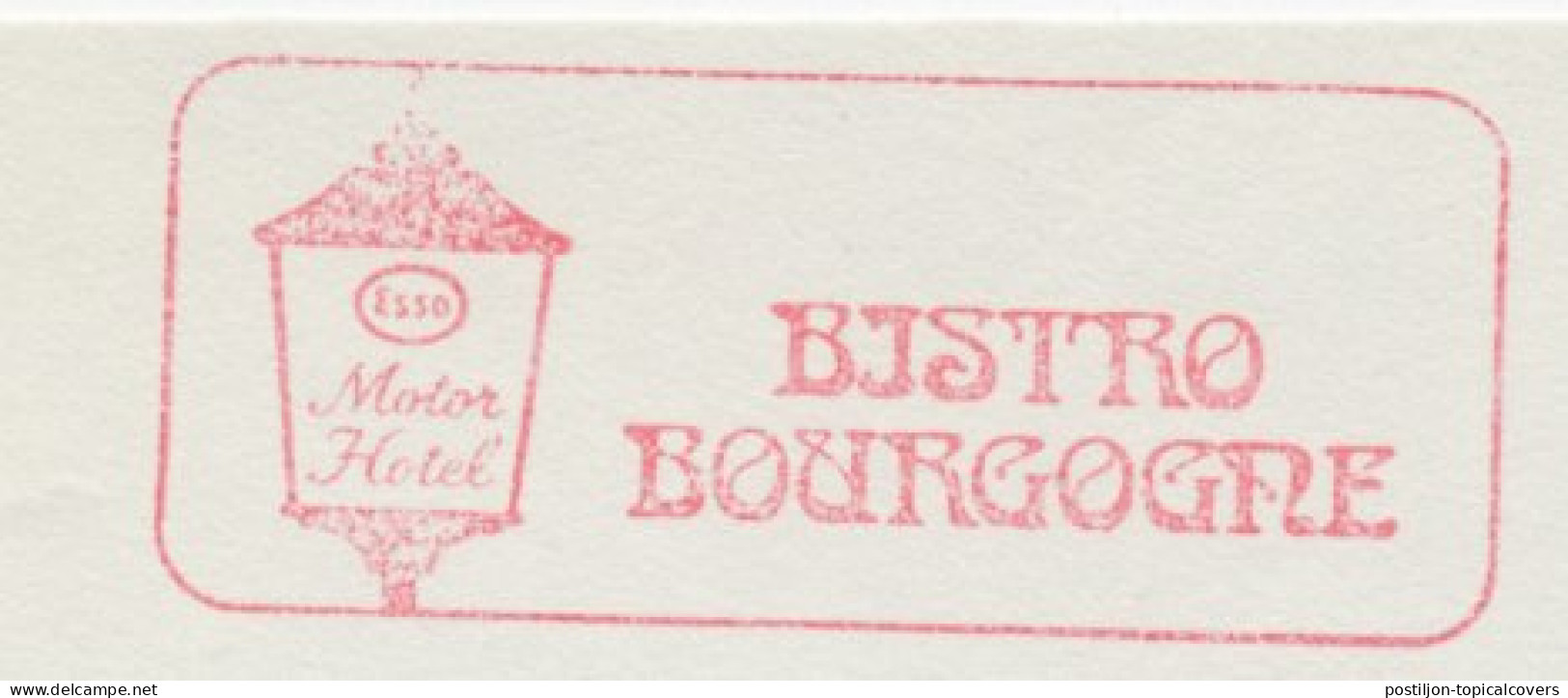 Meter Cut Netherlands 1972 Esso - Motor Hotel - Bistro Bourgogne - Moto