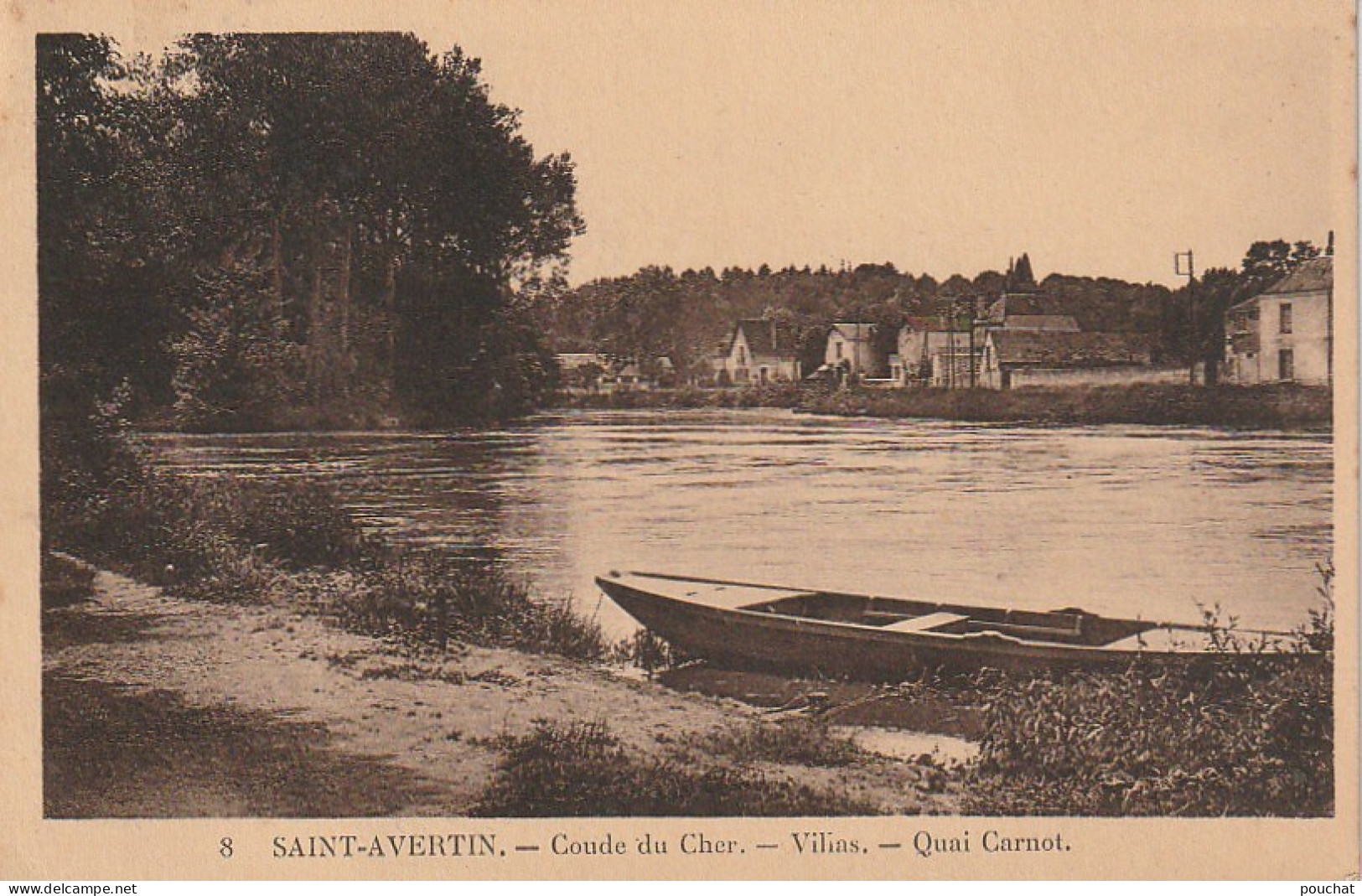 ZY 52-(37) SAINT AVERTIN - COUDE DU CHER - VILLAS - QUAI CARNOT - 2 SCANS - Saint-Avertin