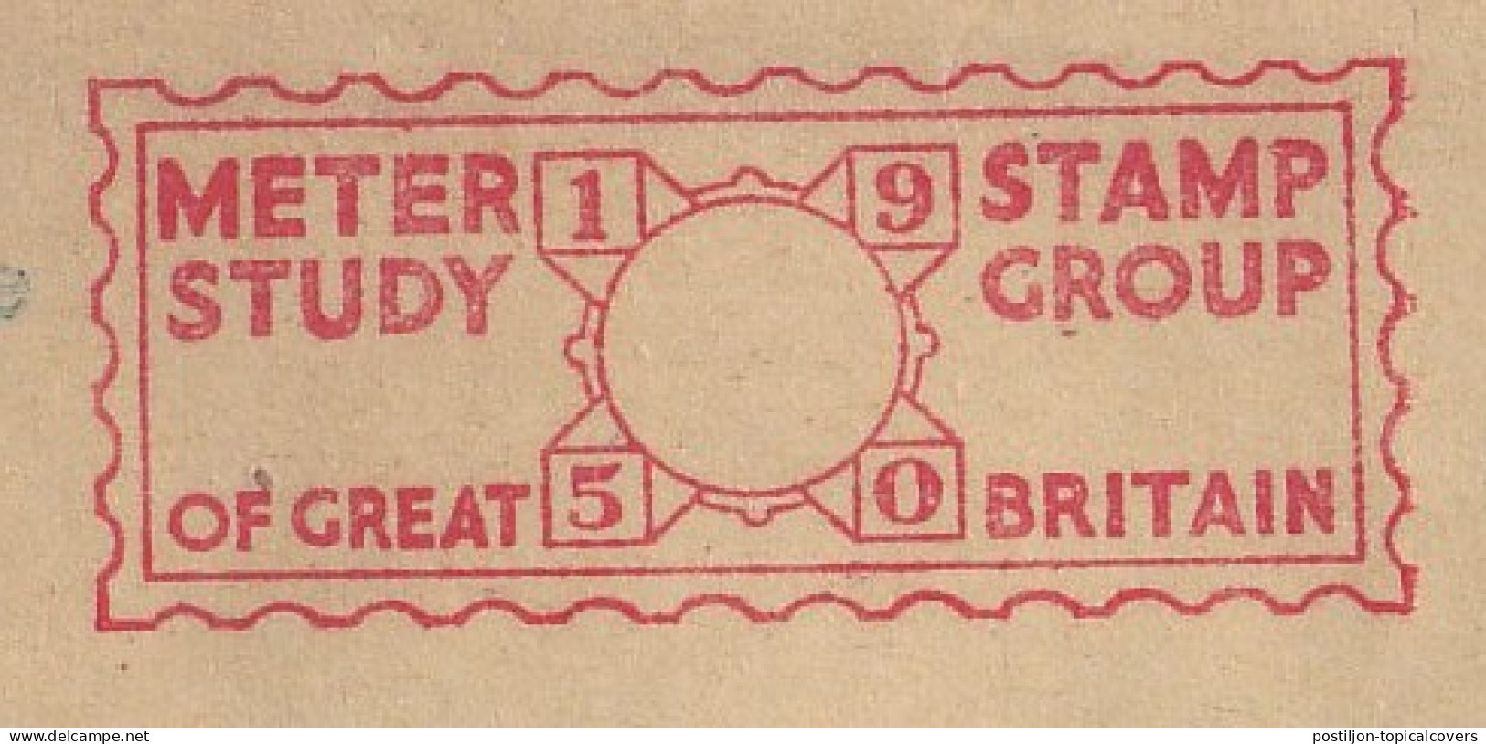 Meter Cover GB / UK 1955 Meter Stamp Study Group - Timbres De Distributeurs [ATM]